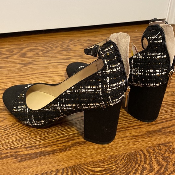 Black white and gold heels NWT NW - Picture 2 of 4